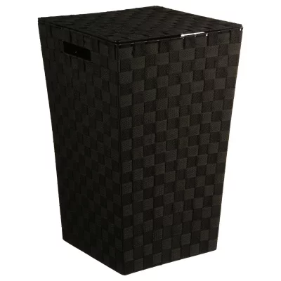 FIVE SIMPLY SMART Panier &agrave; linge avec couvercle Noir - Noir - Five