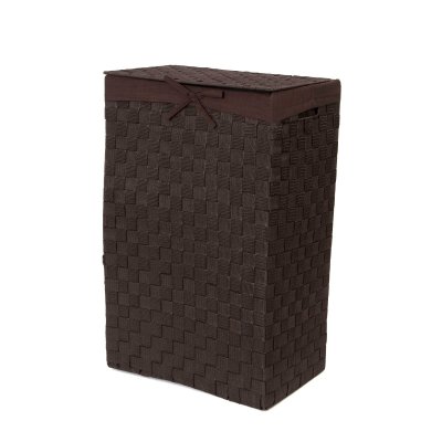 COMPACTOR Panier &agrave; linge  Rectangulaire pliable marron