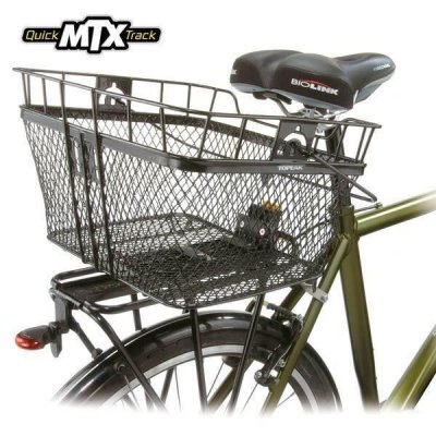 TOPEAK Panier arri&egrave;re  MTX W-Fixer 6 - Noir} - 23.44 Litres}, Noir}