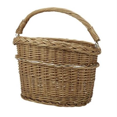 RIXEN & KAUL Panier av a clips tresse osier mini 13l marron avec anse 34x27x26 cm (sans fixati