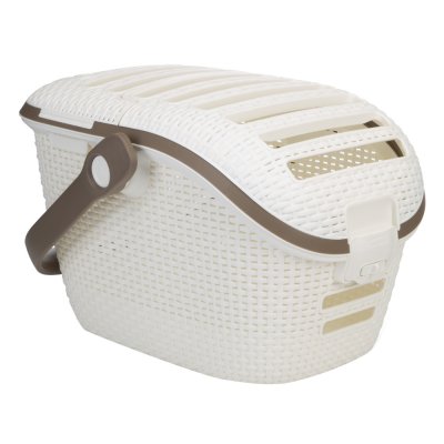 CURVER Panier de transport blanc pour chat 