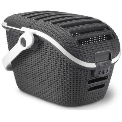 CURVER Panier de transport gris anthracite pour chat 