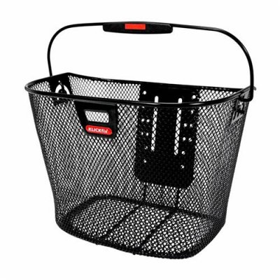 KLICKFIX Panier v&eacute;lo  en acier pour fixation au guidon (vendu sans fix