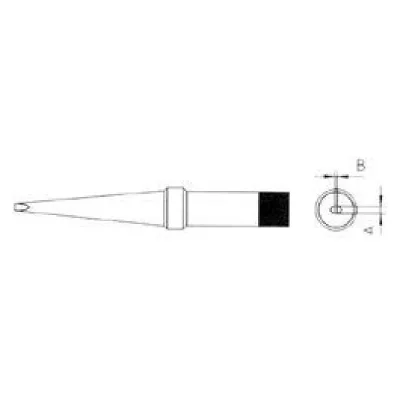 WELLER Panne de fer &agrave; souder 1,2 mm  pt-k8 004528006