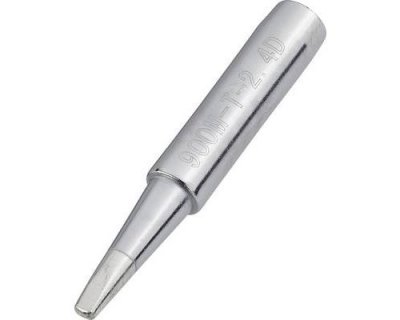 TOOLCRAFT Panne de fer &agrave; souder forme de burin Taille de la panne 2.4 mm Longueur de la panne 17 mm Contenu
