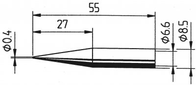 ERSA Panne de fer &agrave; souder longue dur&eacute;e DUR type 842  842 US LF