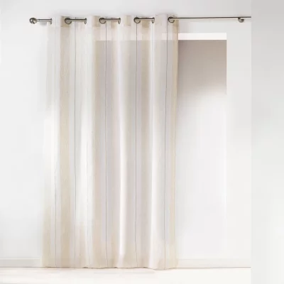 Panneau a oeillets 140 x 240 cm tisse naturel helios Lin
