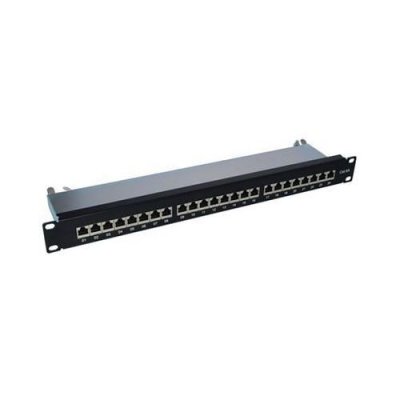 MCAD Panneau De Brassage 19'' 1u 24 Ports C&acirc;blage Awg 22 &Agrave; Awg 26