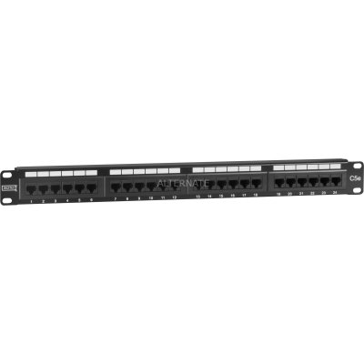 DIGITUS Panneau de brassage 24 ports  DN-91524U CAT 5e 1 UH