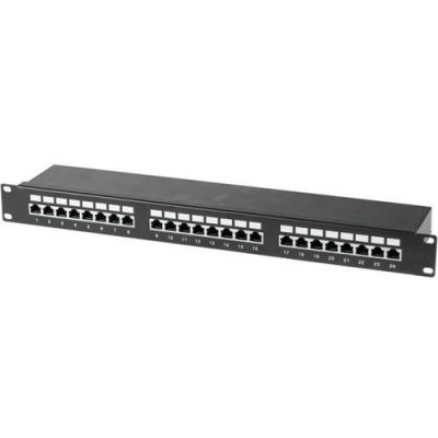 GENERIQUE Panneau de brassage rj45 24 ports cat5e stp 1u