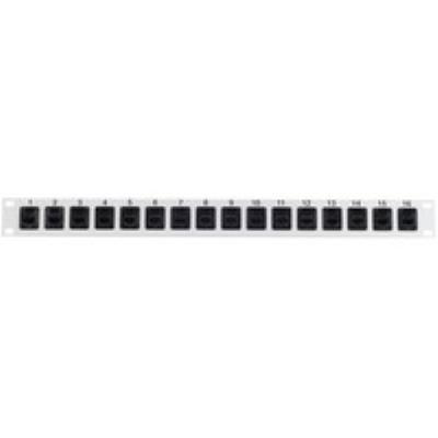 GENERIQUE Panneau &eacute;quip&eacute; de prise RJ45 - 1U 16 ports STP 