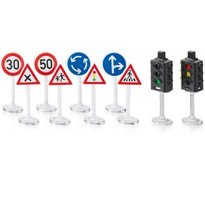 SIKU Panneaux de signalisation et feux tricolores 