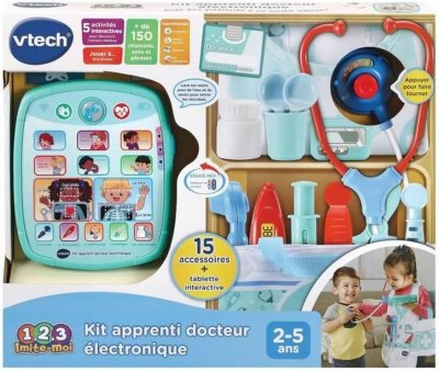 VTECH Panoplie du docteur  Kit apprenti Docteur &eacute;lectronique