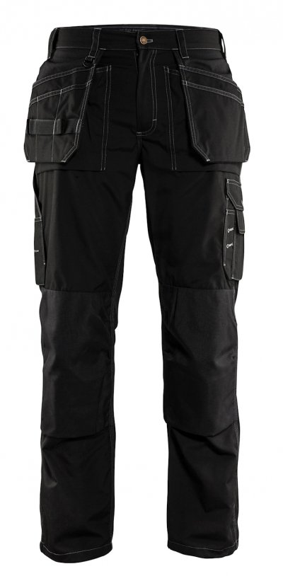BLAKLADER Pantalon artisan 1525 avec poches flottantes &eacute;t&eacute; noir T40L BL&Aring;KL&Auml;DER 152518459900C146