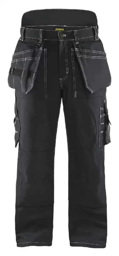 BLAKLADER Pantalon artisan doubl&eacute; noir 151513709900 - 