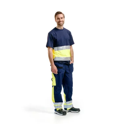 BLAKLADER Pantalon Artisan Haute Visibilit&eacute; Taille 38