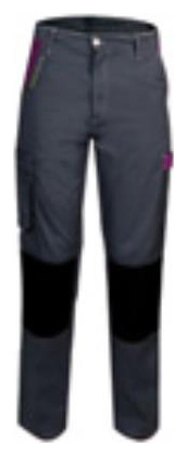 FASHION SECURITE Pantalon de travail Fashion Securit&eacute; PEP'S gris/violet M 660003
