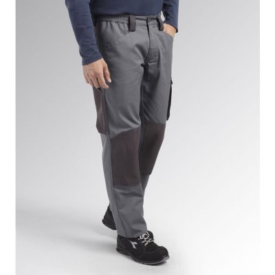 DIADORA Pantalon De Travail Gris Avec Genouill&egrave;res Rock Poly - 16030375070S
