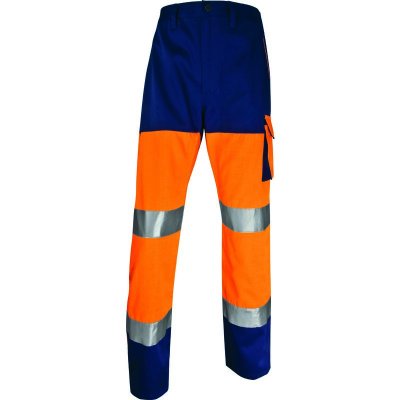 CENPAC Pantalon de travail haute visibilit&eacute; Delta Plus - Jaune - Taille L