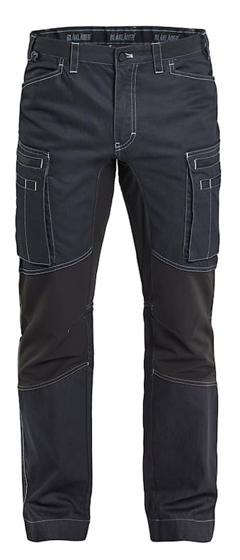 BLAKLADER Pantalon De Travail Services Denim Stretch Marine/noir Taille 42c