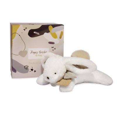 DOUDOU ET COMPAGNIE Pantin pompon  Happy Wild Naturel 