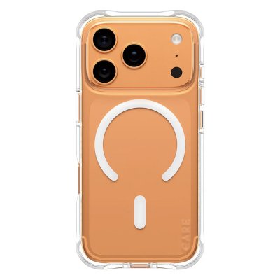 CARE BY PANZERGLASS Panzer Glass Coque MagSafe pour iPhone 17 Pro Fashionable Samba Transparent