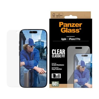 PANZERGLASS  Film Protecteur D&acute;&eacute;cran Classic Fit Easyaligner Iphone 17 Pro