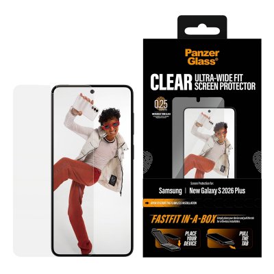 PANZERGLASS  Film Protecteur D&acute;&eacute;cran Galaxy S Plus 2026 Uwf Fastfit