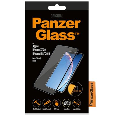 PANZERGLASS  -  apple iphone x/xs/11 pro case friendly, noir