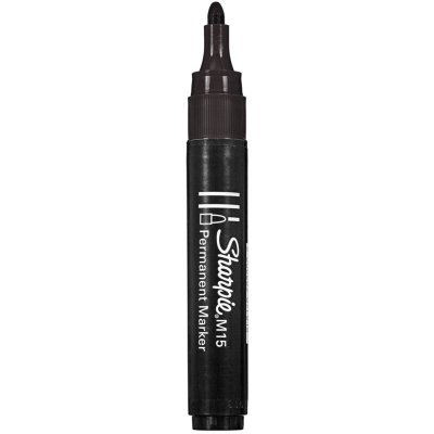 SHARPIE PAPER:MATE - M15 marqueur permanent, pointe ogive, noir