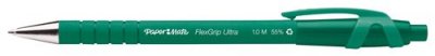 PAPERMATE PAPER:MATE - stylo &agrave; bille FlexGrip Ultra, couleur d'&eacute;criture, Vert