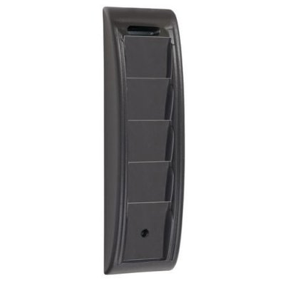 PAPERFLOW   porte-brochures mural quick fit, a5, noir noir