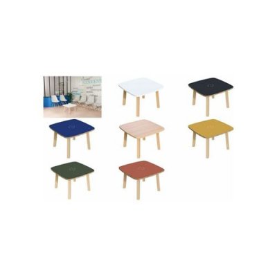 PAPERFLOW Table d'appoint WOODY, en bois massif, h&ecirc;tre