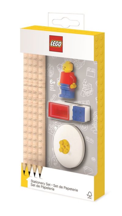 Papeterie Lego Classique Lego - Set Pap&egrave;terie Avec Figurine - 8 Pcs