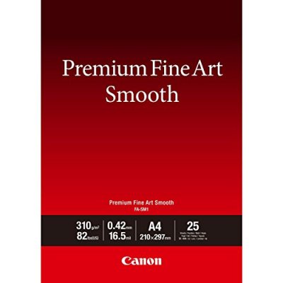 CANON Papier A4 beaux-arts lisse Premium  FA-SM1 - 25 feuilles
