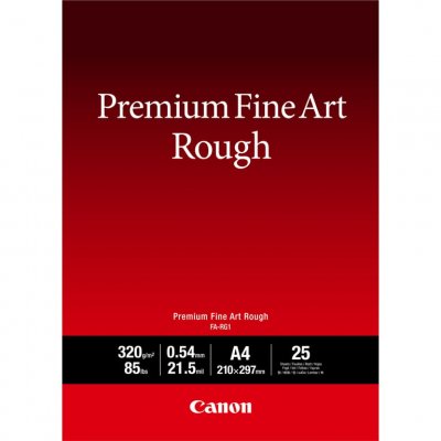 CANON Papier A4 beaux-arts textur&eacute; Premium  FA-RG1, 25 feuilles