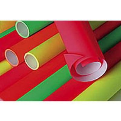  Papier Affiche Fluo Assorti 90g 60x80 - Rouleau De 10