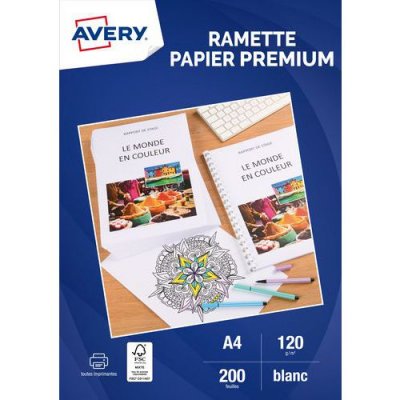 AVERY Papier  200 Feuilles de papier prem