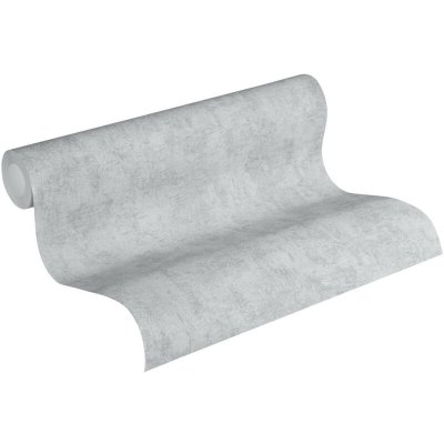 BRICOFLOR Papier peint effet b&eacute;ton - 53 cm x 10,05 m de a.s. Cr&eacute;ation - gris