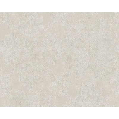 HOMEMAISON Papier Peint Esprit Baroque Beige 10mx 0.53 m - Beige