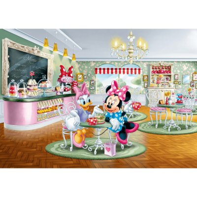 AG ART Papier peint Minnie & Daisy au salon de th&eacute; Disney