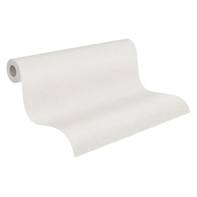 A.S. CRéATION Papier peint uni &agrave; l'aspect Tiss&eacute; - Gr&egrave;ge - 10 m x 0,53 m