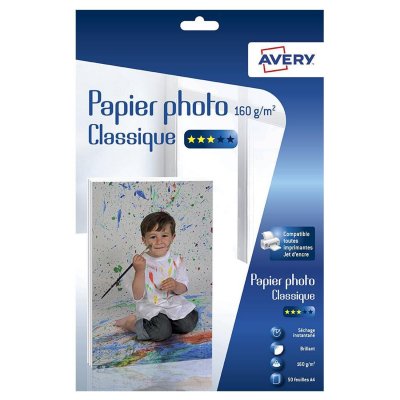 AVERY Papier Photo A4 160 g/m&sup2; -  - C9431-50