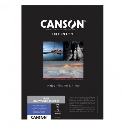 CANSON Papier Photo  Infinity Rag Photographique A3 25 Feuilles