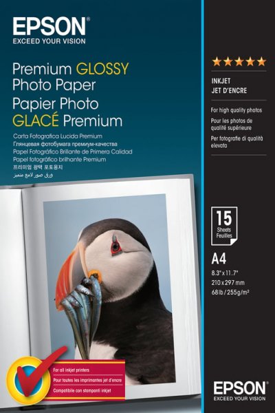 EPSON Papier photo  A4-15f-255g/m&sup2;