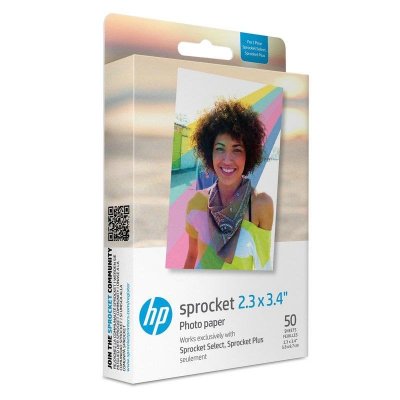 HP Papier photo  pour sprocket plus et eclipse 5,8 x 8,7 cm 50 feuilles