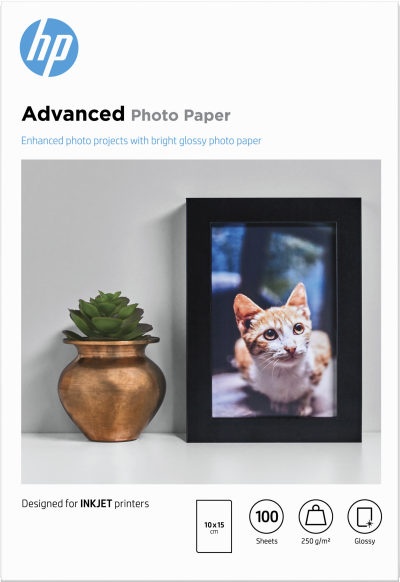 HP Papier photo imprimante  Advanced - Brillant