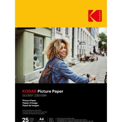KODAK Papier photo instantan&eacute;  25 feuilles de papier photo 230g/m&sup2;, brillant