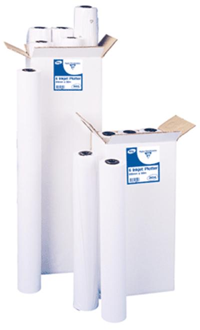 CLAIREFONTAINE Papier pour traceur 0,914x60m 60g jet d'encre - x6