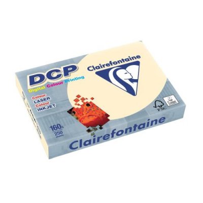 DCP Papier ramette ivoire  format 21 x 29,7 cm, 160 g - Paquet de 250